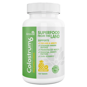 Colostrum6 Lozenges with Vitamin C - Pineapple 130 Tablets