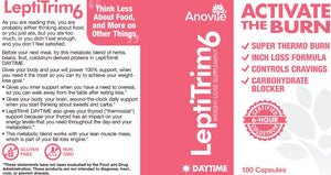 Anovite LeptiTrim6 Activate the Burn Daytime