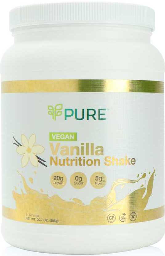 Vegan Protein Nutrition Shake, Vanilla